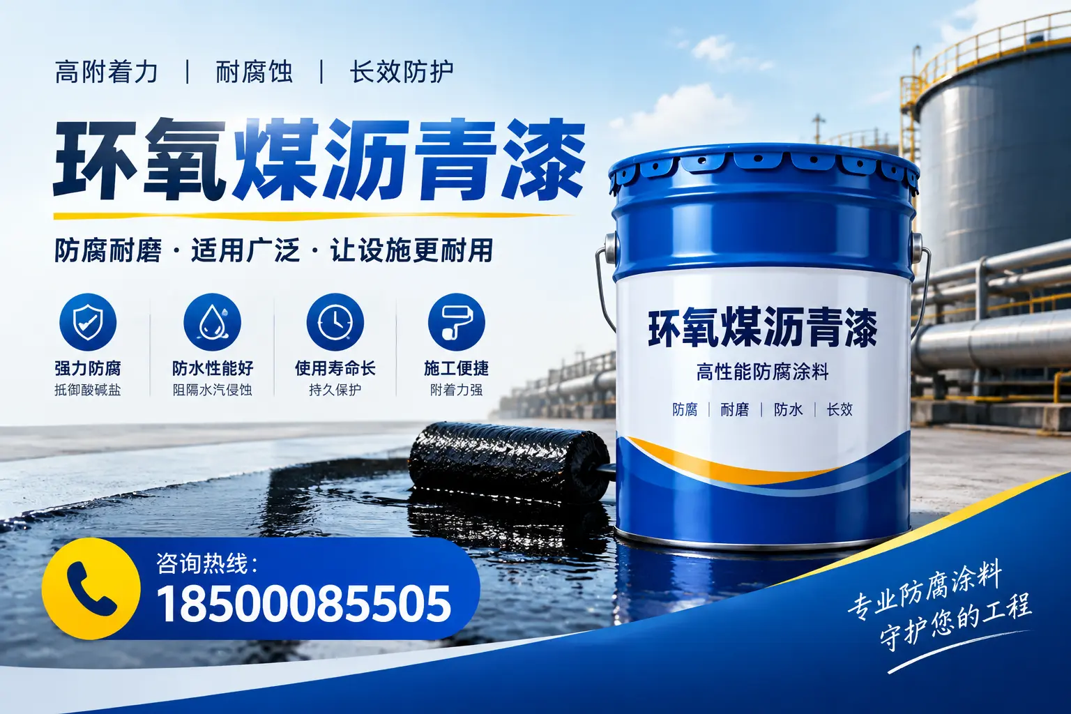 环氧煤沥青漆与其他涂料的对比分析,助力池州企业决策
